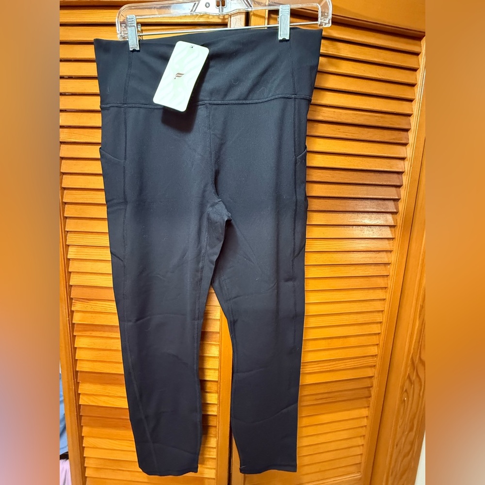 Fabletics High-Rise Black Performance Leggings - Picture 5 of 6